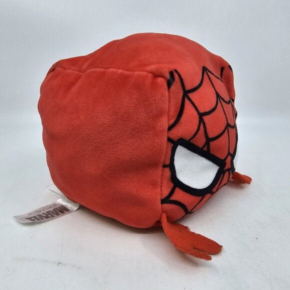 Marvel Cubd Collectibles Spiderman Plush Mini Pillow Soft Cube Red 2017 4.5 in - Picture 2 of 10